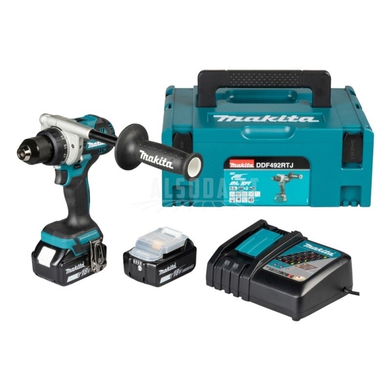 Akumuliatorinis gręžtuvas MAKITA DDF492RTJ