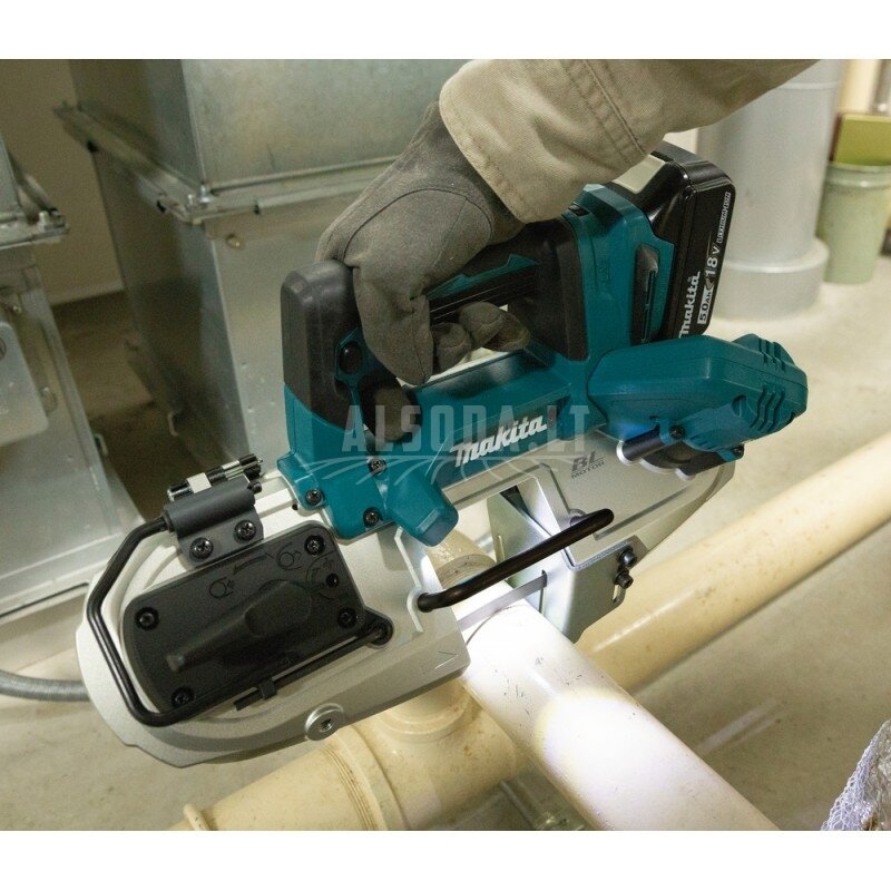 Akumuliatorinis juostinis pjūklas MAKITA DPB183Z 8