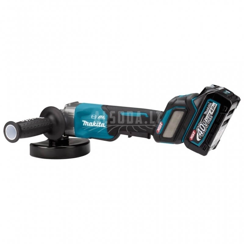 Akumuliatorinis kampinis šlifuoklis MAKITA GA029GM201 40V Max XGT 1
