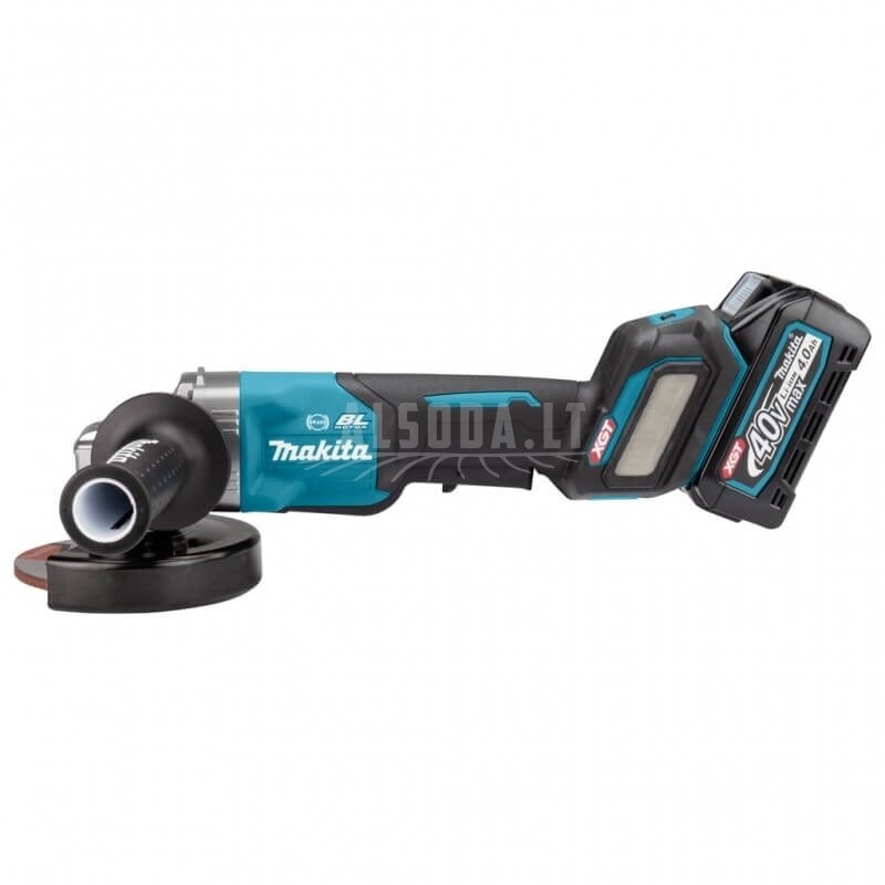 Akumuliatorinis kampinis šlifuoklis MAKITA GA029GM201 40V Max XGT 2 Akumuliatorinis kampinis šlifuoklis MAKITA GA029GM201 40V Max XGT 2