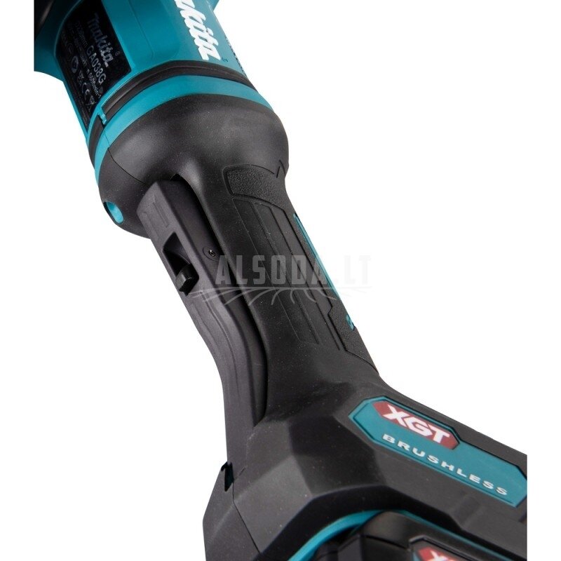 Akumuliatorinis kampinis šlifuoklis MAKITA GA038GZ 40V Max XGT 6