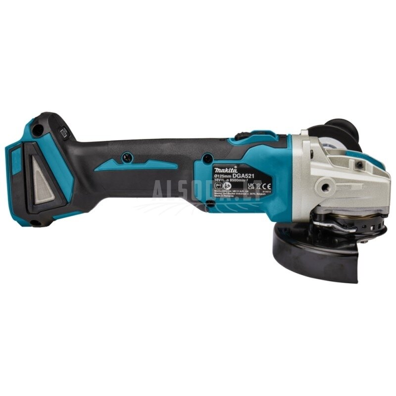Akumuliatorinis kampinis šlifuoklis X-Lock MAKITA DGA521ZX1 1