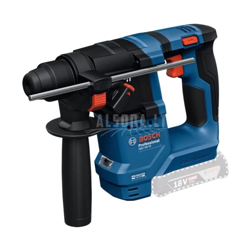 Akumuliatorinis perforatorius BOSCH GBH 18V-18 Solo CT