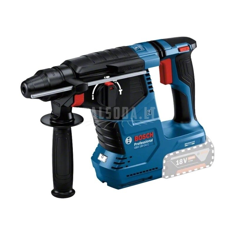 Akumuliatorinis perforatorius BOSCH GBH 18V-24 C Solo CT