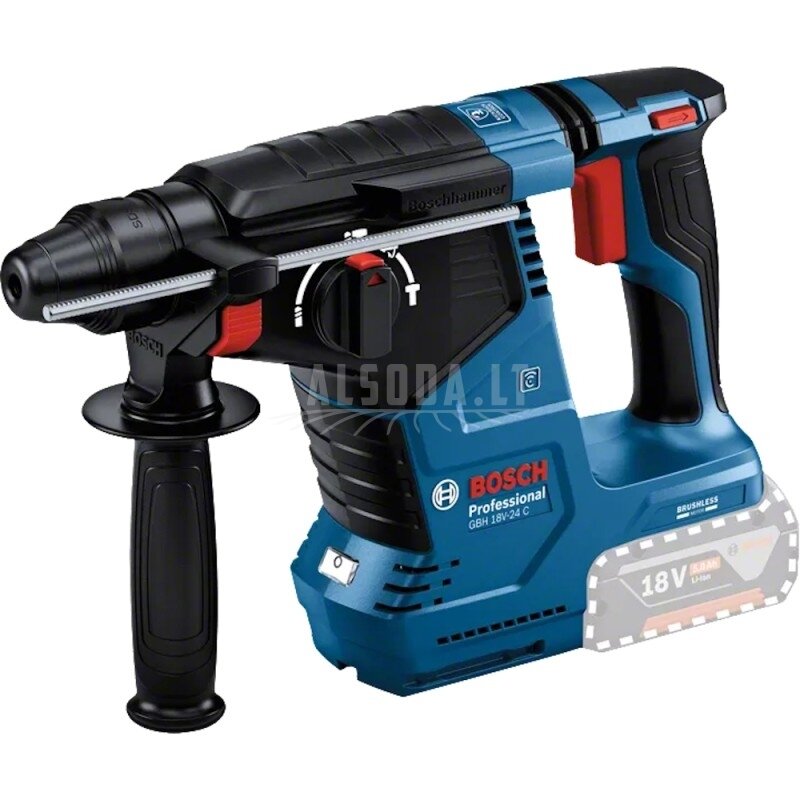 Akumuliatorinis perforatorius BOSCH GBH 18V-24 C Solo LB Akumuliatorinis perforatorius BOSCH GBH 18V-24 C Solo LB