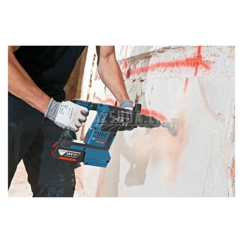 Akumuliatorinis perforatorius BOSCH GBH 18V-26 F su priedais 3 Akumuliatorinis perforatorius BOSCH GBH 18V-26 F su priedais 3