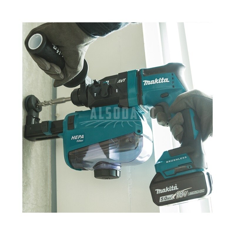 Akumuliatorinis perforatorius MAKITA DHR182ZWJ 3