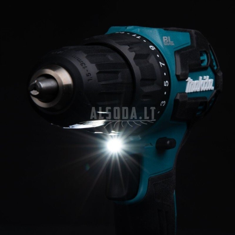 Akumuliatorinis smūginis gręžtuvas MAKITA DHP490Z 6