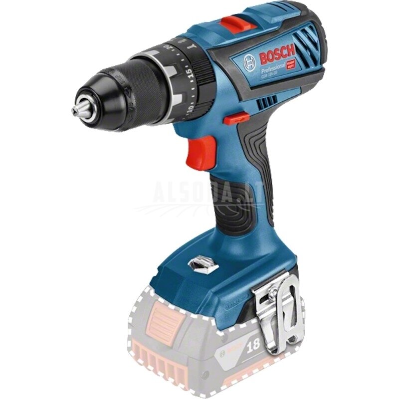 Akumuliatorinis smūginis suktuvas-gręžtuvas BOSCH GSB 18V-28 CT Solo Akumuliatorinis smūginis suktuvas-gręžtuvas BOSCH GSB 18V-28 CT Solo