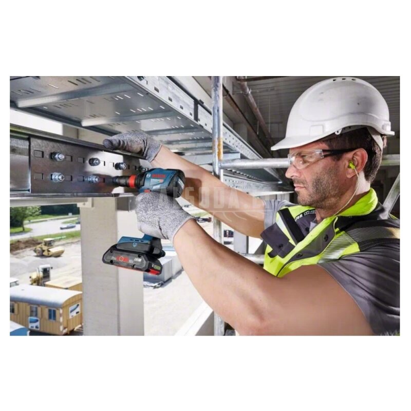 Akumuliatorinis smūginis suktuvas/veržliasukis BOSCH GDX 18V-210C, GCY 42 3