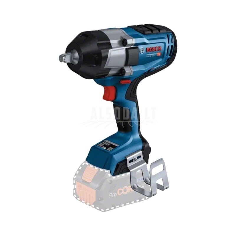Akumuliatorinis smūginis veržliasukis BOSCH GDS 18V-1000 Solo C Akumuliatorinis smūginis veržliasukis BOSCH GDS 18V-1000 Solo C