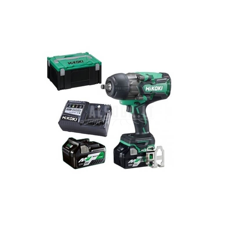 Akumuliatorinis smūginis veržliasukis HiKOKI WR36DB Multi Volt 36V 2