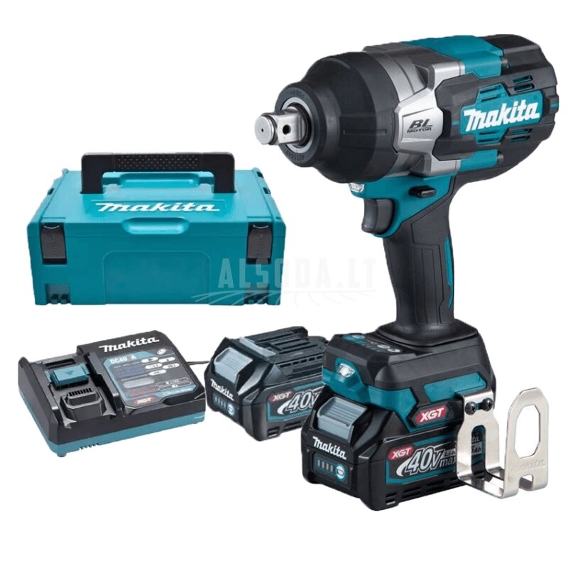 Akumuliatorinis smūginis veržliasukis MAKITA TW001GM201 40V Max XGT 1 Akumuliatorinis smūginis veržliasukis MAKITA TW001GM201 40V Max XGT 1