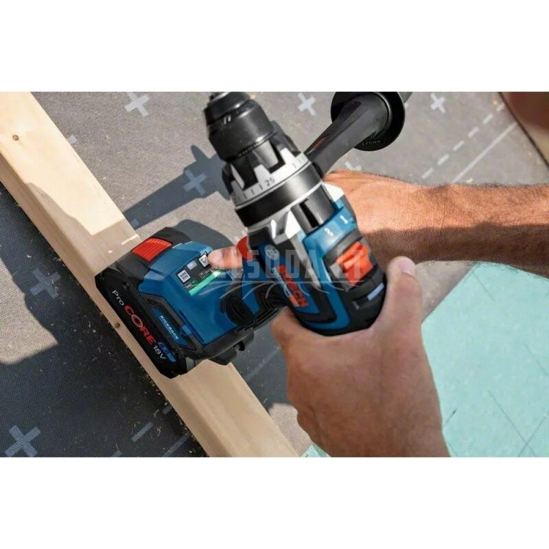Akumuliatorinis suktuvas-gręžtuvas BOSCH Biturbo GSR 18V-150C LB Solo 2