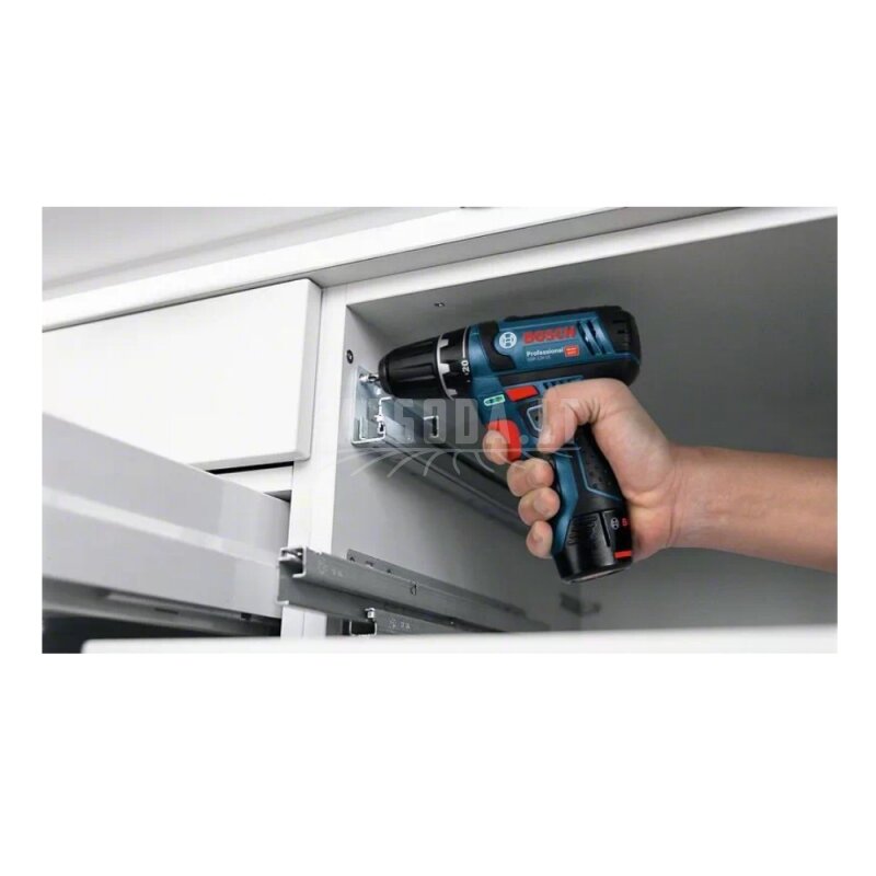 Akumuliatorinis suktuvas-gręžtuvas BOSCH GSR 12V-15 2x2,0Ah 1 Akumuliatorinis suktuvas-gręžtuvas BOSCH GSR 12V-15 2x2,0Ah 1