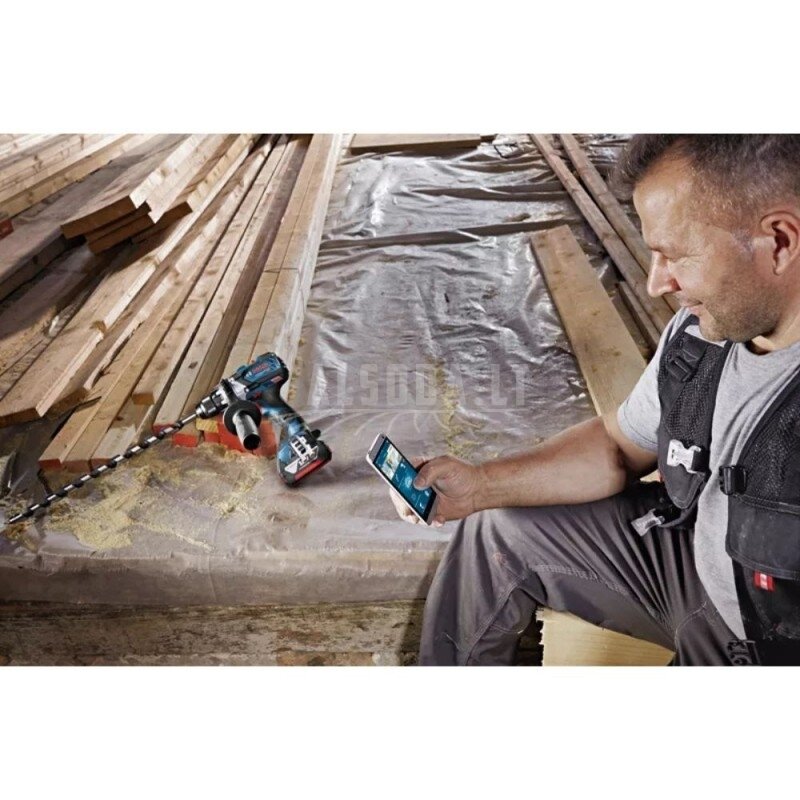 Akumuliatorinis suktuvas/gręžtuvas BOSCH GSR 18V-110 C LB 2x4.0PrC 18V-40 3