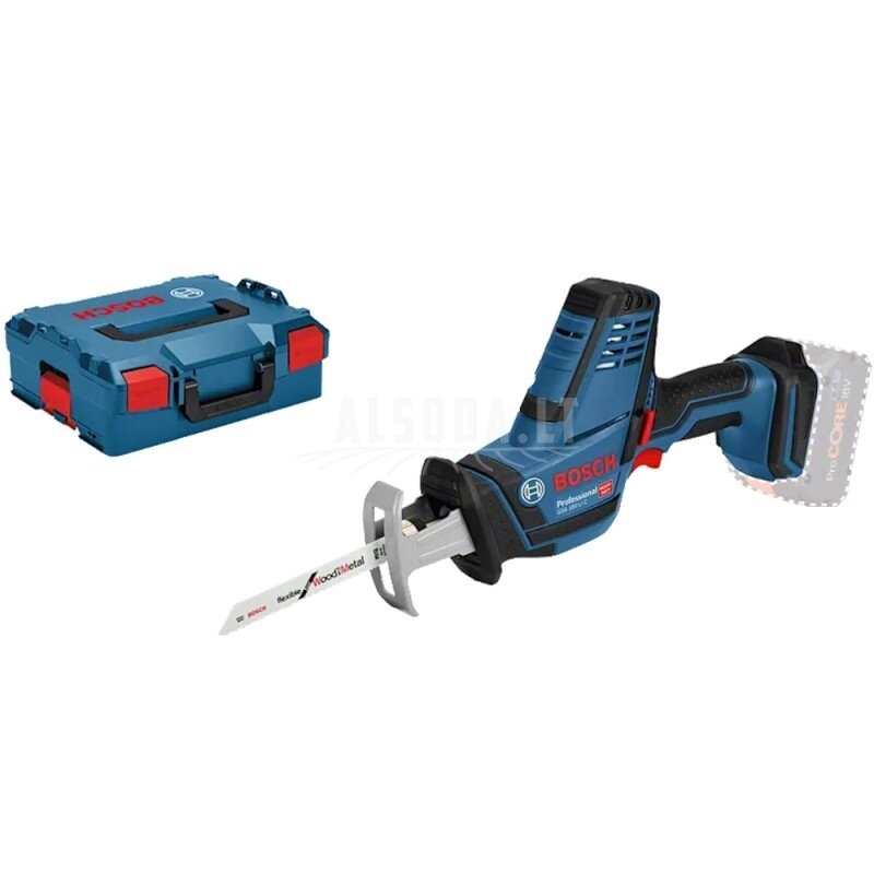Akumuliatorinis tiesinis pjūklas BOSCH GSA 18 V-LI C CT Solo Akumuliatorinis tiesinis pjūklas BOSCH GSA 18 V-LI C CT Solo