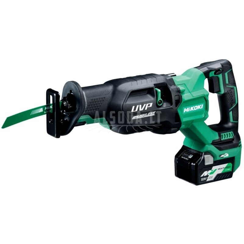 Akumuliatorinis tiesinis pjūklas HiKOKI CR36DA Multi Volt Akumuliatorinis tiesinis pjūklas HiKOKI CR36DA Multi Volt