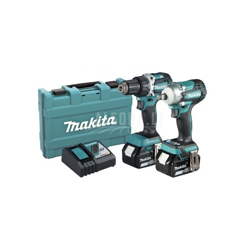 Akumuliatorinių įrankių komplektas MAKITA DLX2410G Akumuliatorinių įrankių komplektas MAKITA DLX2410G