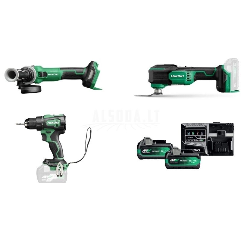 Akumuliatorinių įrankių rinkinys HiKOKI KC18MV006+