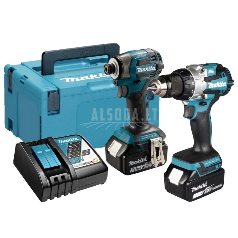 Akumuliatorinių įrankių rinkinys MAKITA DLX2527TJ Akumuliatorinių įrankių rinkinys MAKITA DLX2527TJ