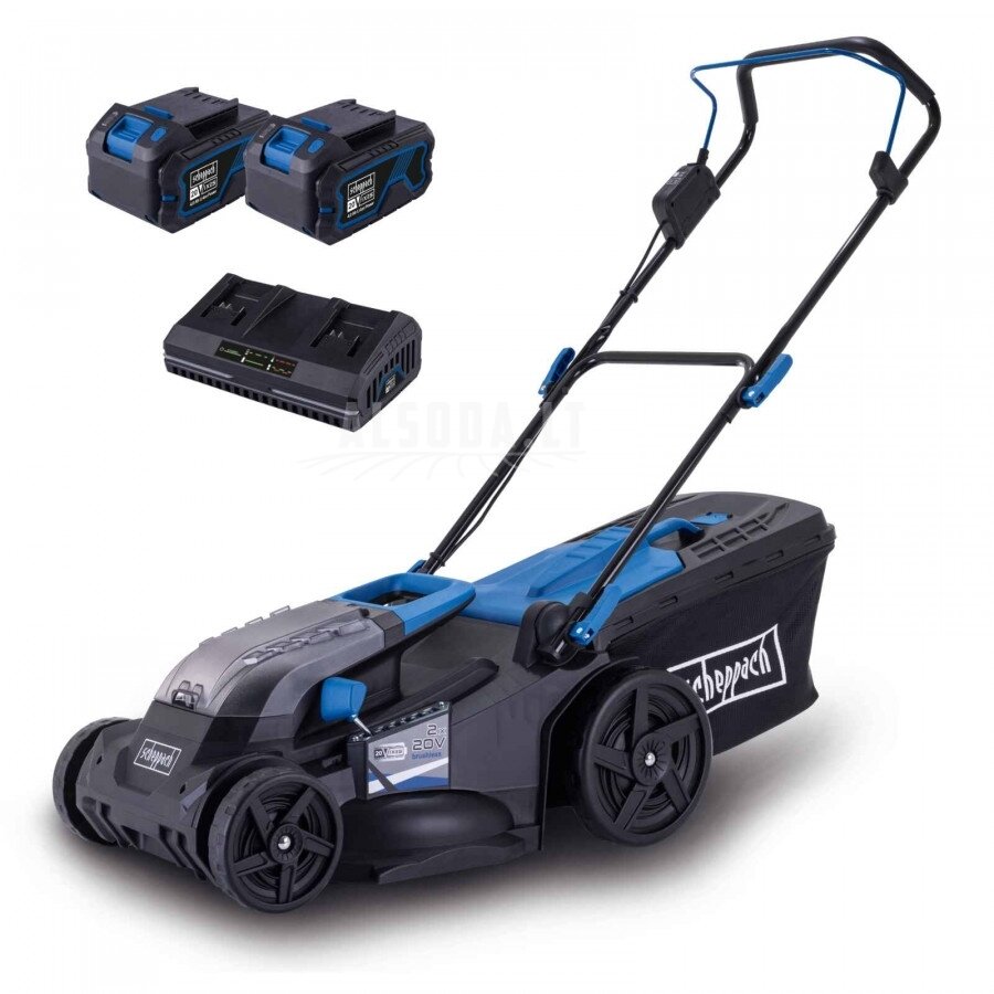 Akumuliatorinė vejapjovė BC-MP430-X SET XL2, Scheppach