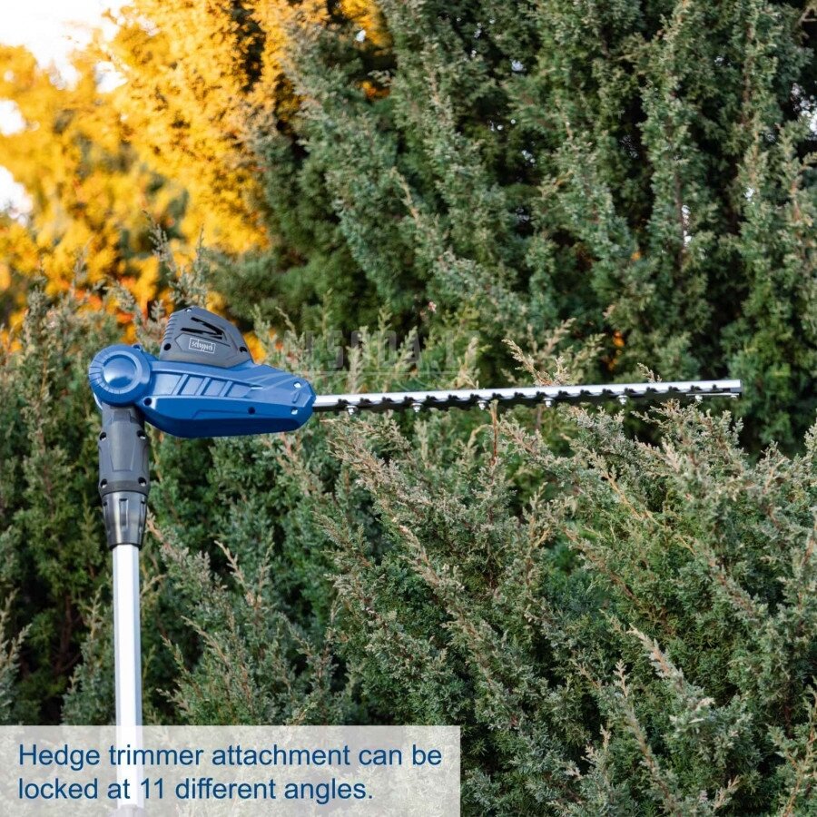 Akumuliatorinės gyvatvorių žirklės-aukštapjovė C-PHTS410-X, SET S, Scheppach 1 Akumuliatorinės gyvatvorių žirklės-aukštapjovė C-PHTS410-X, SET S, Scheppach 1
