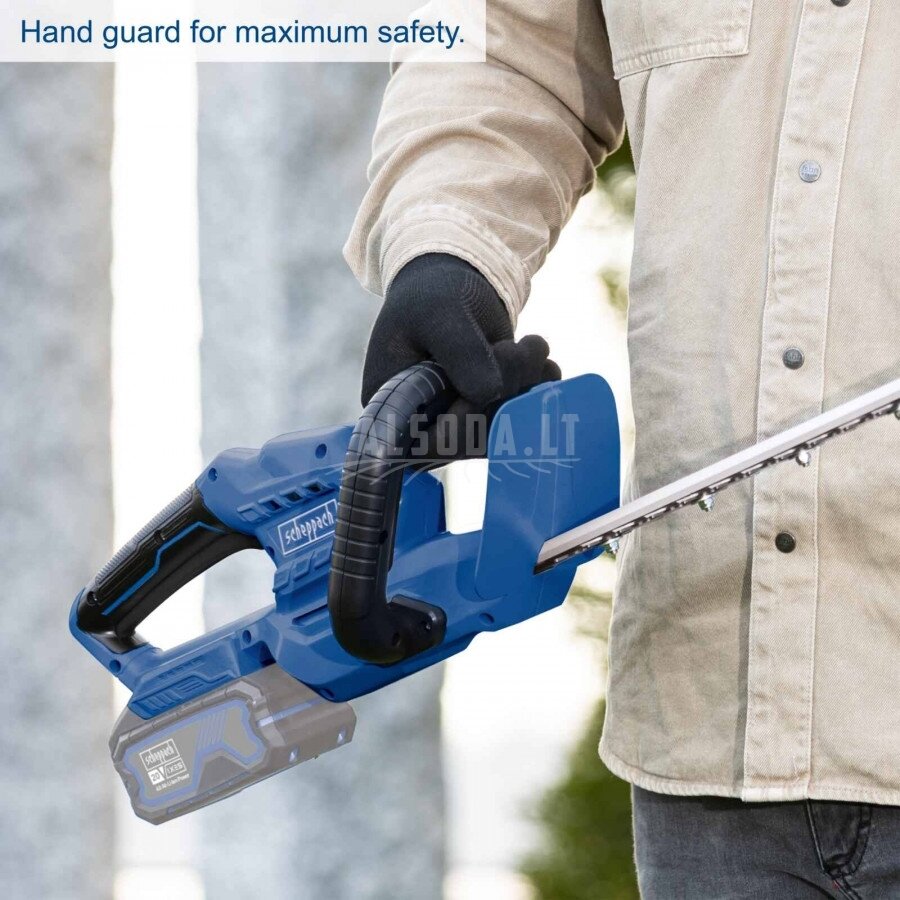 Akumuliatorinės gyvatvorių žirklės C-HT570-X 20V, korpusas, Scheppach 3 Akumuliatorinės gyvatvorių žirklės C-HT570-X 20V, korpusas, Scheppach 3