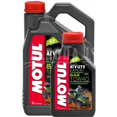 Alyva Motul ATV-UTV EXPERT 4T 10W40 1L 105938 Alyva Motul ATV-UTV EXPERT 4T 10W40 1L 105938