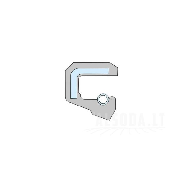 Alyvos sandariklis 150x180x12 mm, tipas: CB, Viton, nerūdijantis plienas, DIN 3760, 1x Kramp 3 Alyvos sandariklis 150x180x12 mm, tipas: CB, Viton, nerūdijantis plienas, DIN 3760, 1x Kramp 3