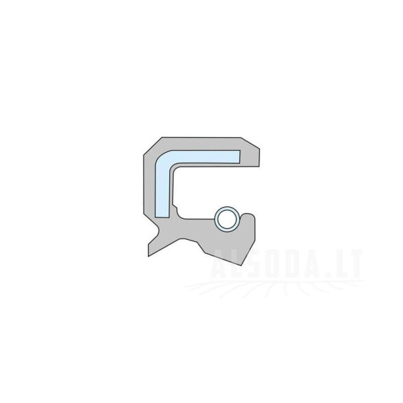 Alyvos sandariklis 20x30x7mm, tipas: CC Viton, nerūdijantis plienas, DIN 3760, 1x Kramp 4 Alyvos sandariklis 20x30x7mm, tipas: CC Viton, nerūdijantis plienas, DIN 3760, 1x Kramp 4