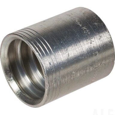 Antgalis Ø41,7x47,8 mm DN16 cinkuotas, baltai pasyvuotas, sklendės