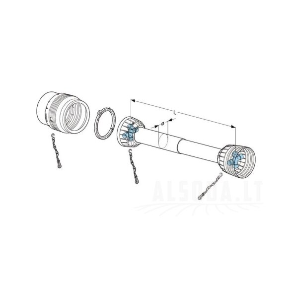 Apsauginis gaubtas pilnai CvJ.T40 2