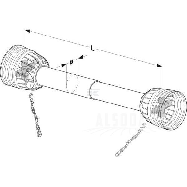 Apsauginis vamzdis T10 1210 mm