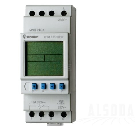 Astro laikrodis, 1 W, 230 V, 16 A