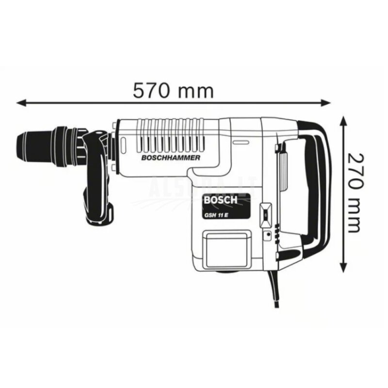 Atskėlimo plaktukas BOSCH GSH 11 E 3 Atskėlimo plaktukas BOSCH GSH 11 E 3
