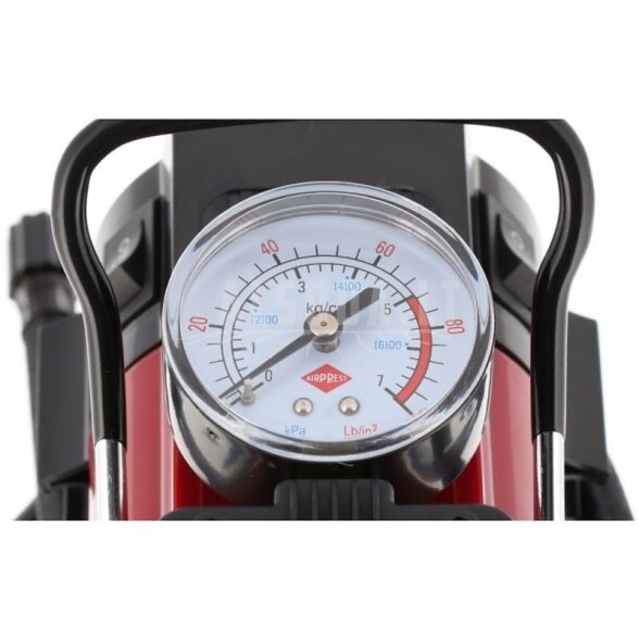 Betepalinis stūmoklinis automobilinis kompresorius AIRPRESS 12V30 5 Betepalinis stūmoklinis automobilinis kompresorius AIRPRESS 12V30 5