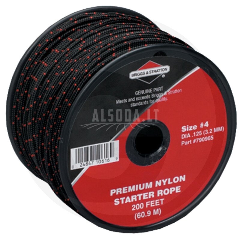 Briggs * Stratton Starterio kabelis
Ø 4,4 mm, 61 m