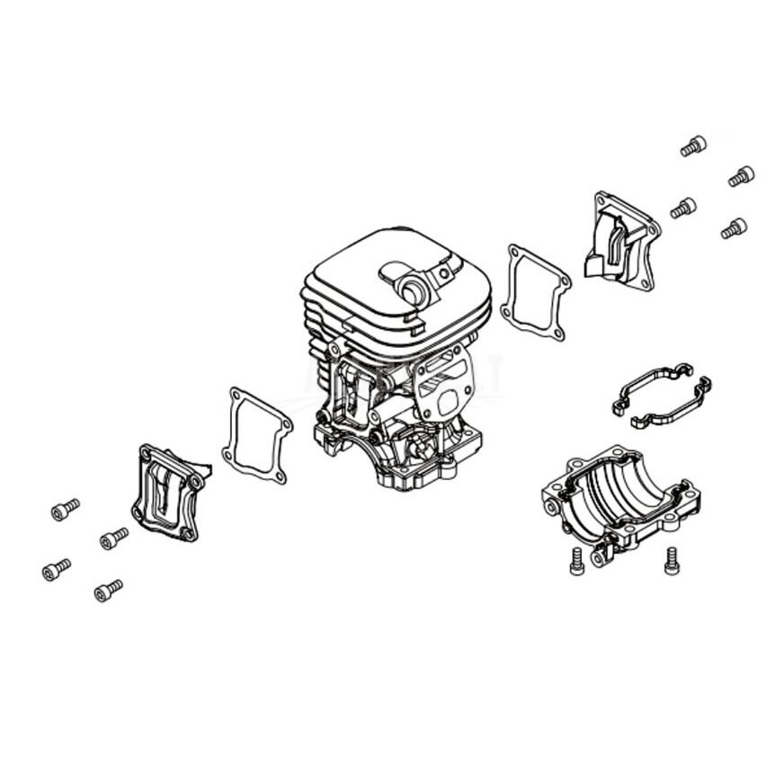 CRANKCASE SET CS-4510ES, ECHO CRANKCASE SET CS-4510ES, ECHO