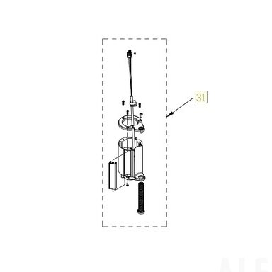 Cutting motor assembly, Cramer Cutting motor assembly, Cramer
