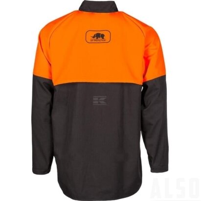 Darbinis švarkas, oranžinės-pilkos spalvos, M dydis, BasePro by SIP 2 Darbinis švarkas, oranžinės-pilkos spalvos, M dydis, BasePro by SIP 2