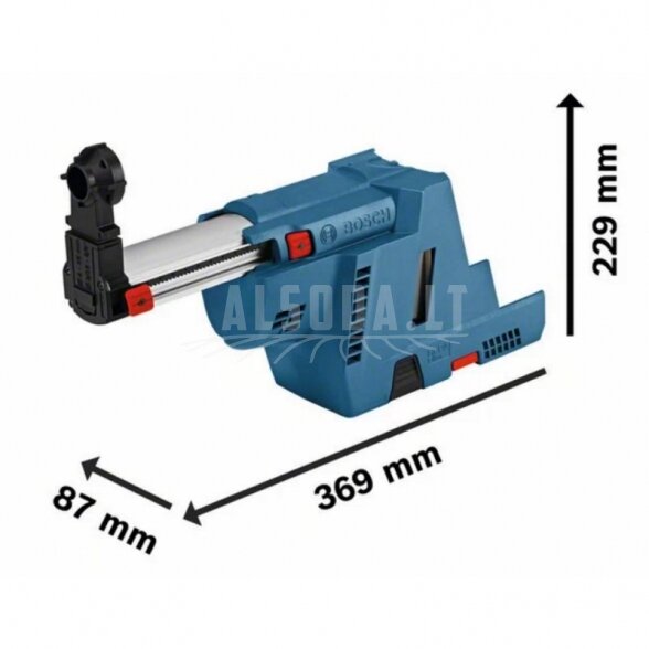 Dulkių surinkimo sistema perforatoriui BOSCH GDE 18V-16 1