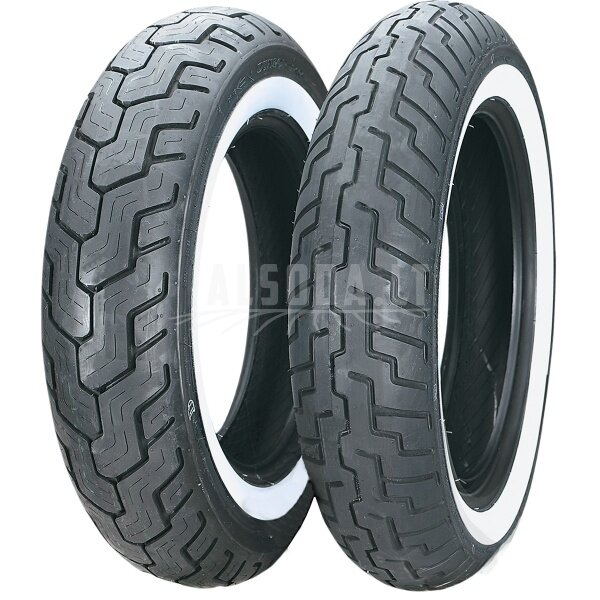 Dunlop Wide Whitewall D404 galinė 150/80-16 71H TT motociklo padanga Dunlop Wide Whitewall D404 galinė 150/80-16 71H TT motociklo padanga