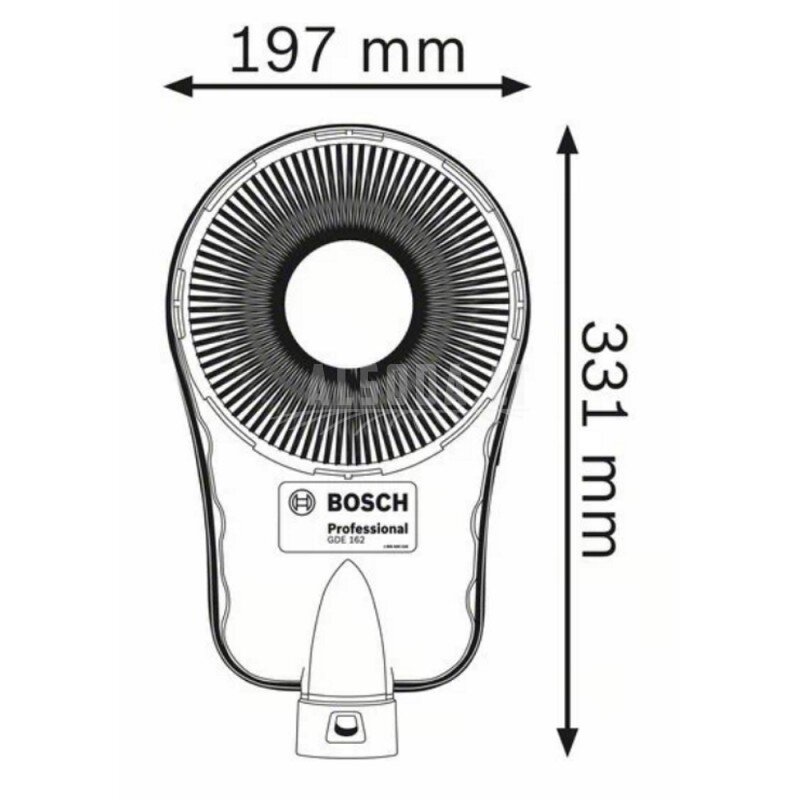 Dulkių nutraukimo sistema perforatoriui BOSCH GDE 162 1 Dulkių nutraukimo sistema perforatoriui BOSCH GDE 162 1
