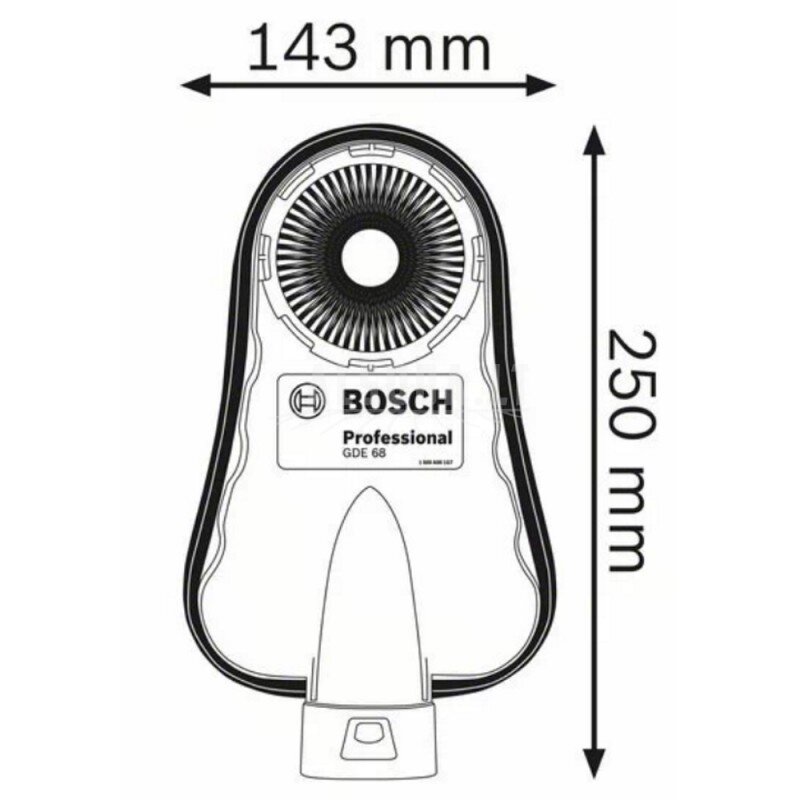 Dulkių nutraukimo sistema perforatoriui BOSCH GDE 68 1