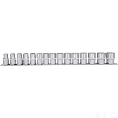 Dvylikakampių galvučių komplektas 1/2" 10-24mm 15pcs, KS Tools
