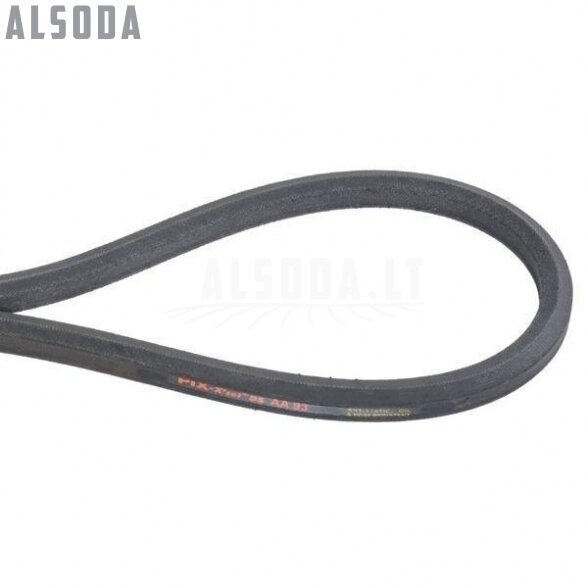 Dvipusis diržas AA93 MTD 7540470. Išorinis Ilgis: 2380 mm,Plotis: 13mm Dvipusis diržas AA93 MTD 7540470. Išorinis Ilgis: 2380 mm,Plotis: 13mm