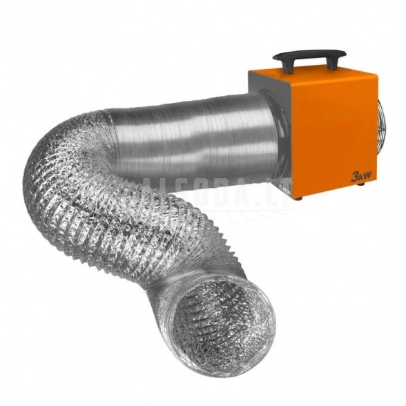 Elektrinis oro šildytuvas EUROM Heat-Duct-Pro 3kW 4 Elektrinis oro šildytuvas EUROM Heat-Duct-Pro 3kW 4