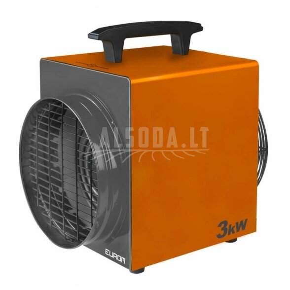 Elektrinis oro šildytuvas EUROM Heat-Duct-Pro 3kW Elektrinis oro šildytuvas EUROM Heat-Duct-Pro 3kW