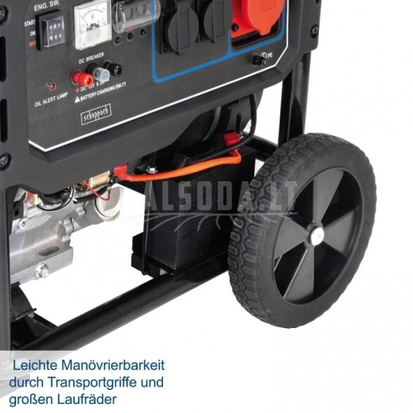 Elektros generatorius SG7100x, Scheppach 1
